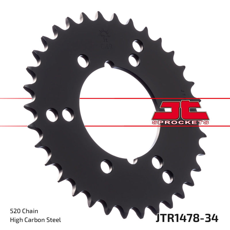 JT SPROCKETS SPR.34T 250/350 T-BLAZER 400 SPMAN/SPORT 90-99 OE JTR1478_34