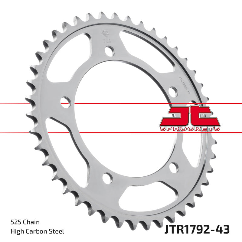 JT SPROCKETS SPR.43T GSXR600 06-10 / BONNEVILLE 02-13 OE JTR1792_43