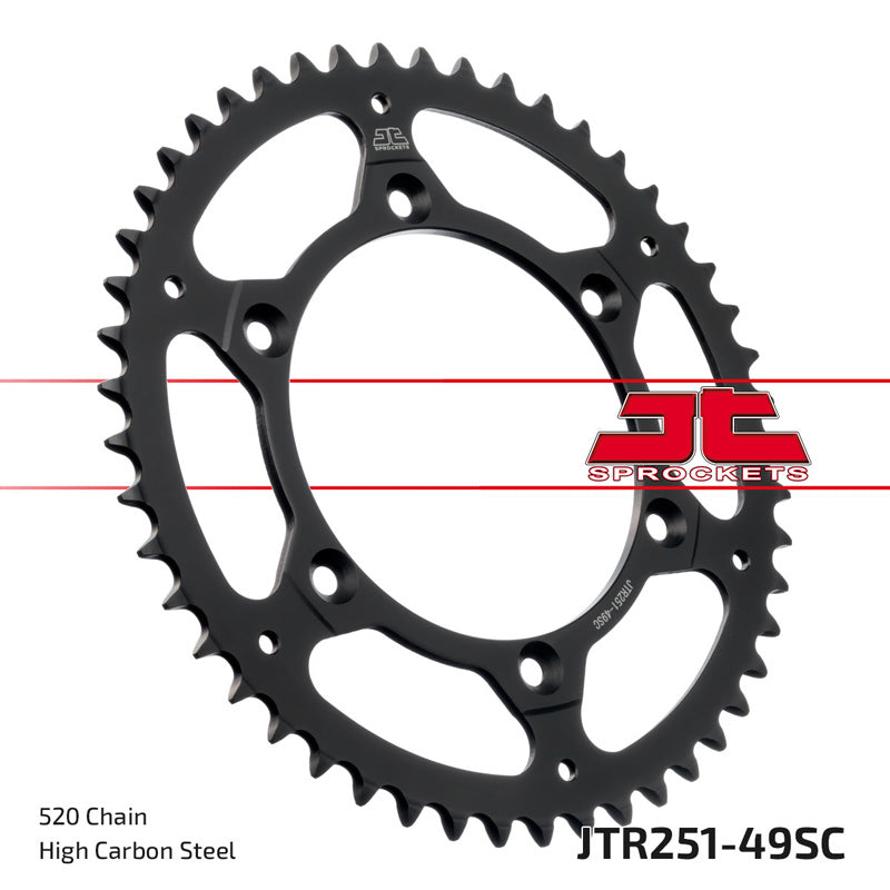 JT SPROCKETS SPR.49T SC TT-R230 05-20/YZ450F 19-21 OE JTR251_49SC