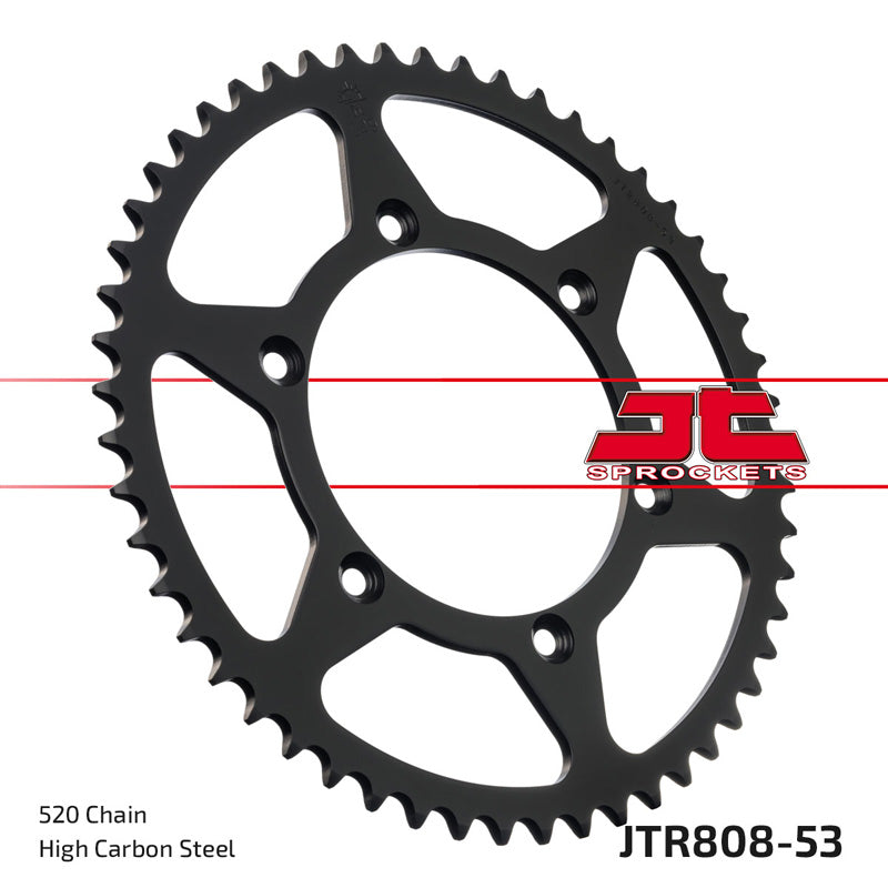 JT SPROCKETS SPR.53T RM125 06-09/DRZ250 01-07/RMZ250/450 08-10 JTR808_53
