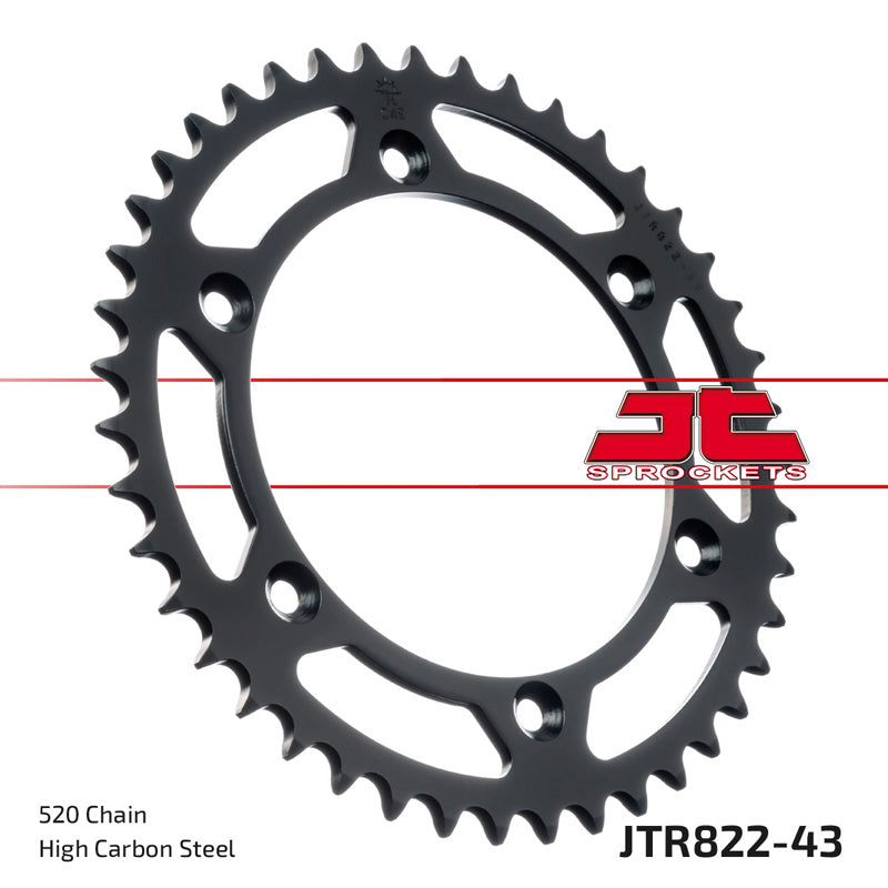 JT SPROCKETS SPR.43T DR350S 90-93/610 SM 08-09 OE JTR822_43
