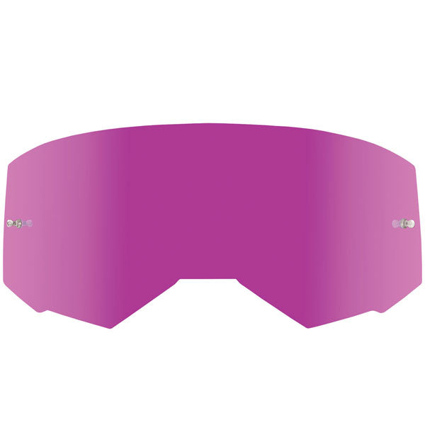 FLY RACING SINGLE LENS REPLACEMENT WITH POSTS PINK MIRROR/SMOKE 37-5429
