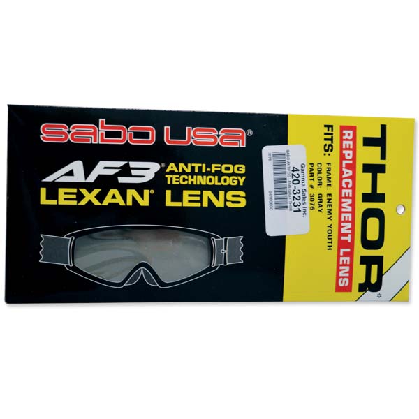 SABO ANTIFOG LENS GREY THOR ENEMY YOUTH 3076