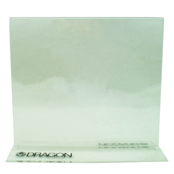 DRAGON CARD HOLDER CLEAR AND BLACK LOGO LARGE 724-1942