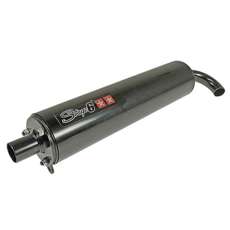STAGE 6 REAR SILENCER PRO REPLICA ALUMINIUM BLACK ANODIS S6-91ET012