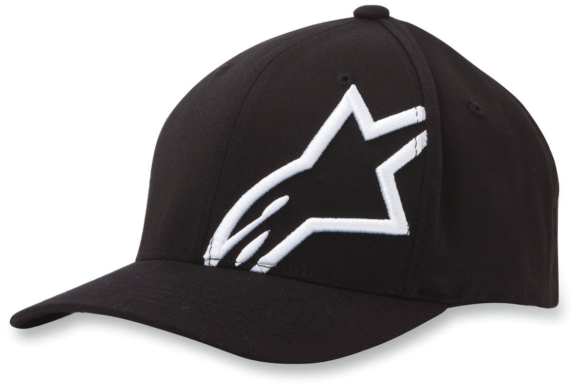 ALPINESTARS (CASUALS) HAT CORP SHFT 2 BK/WT S/M 103281008120SM