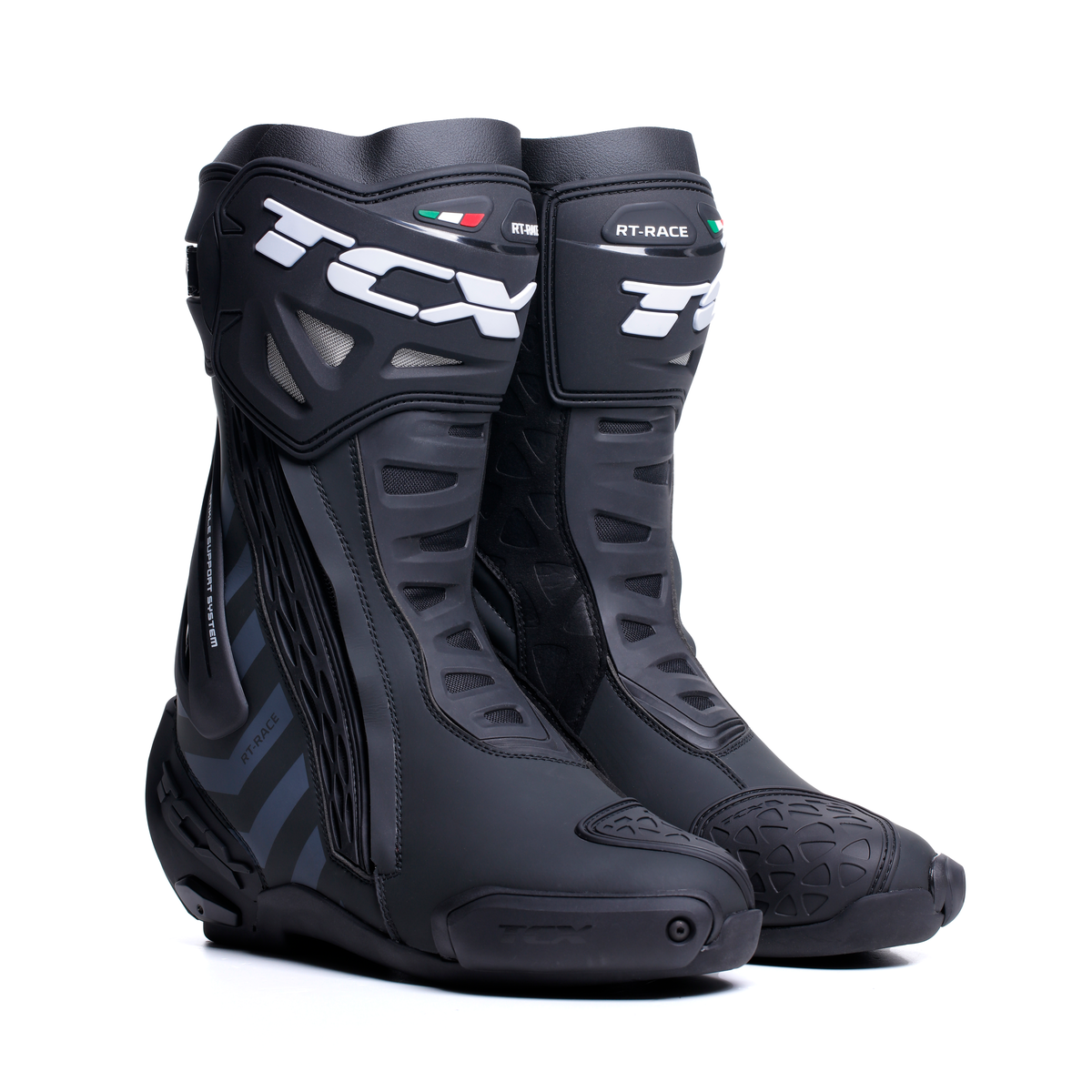 TCX BOOTS RT-RACE BLK/DARK-GREY 42 2017900158-42C-42