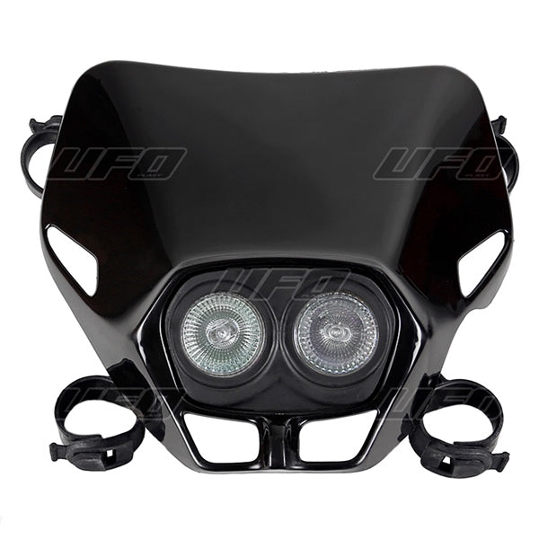 UFO HEADLIGHT FIREFLY TWINS DOUB 12V BK UFO PF01700#001