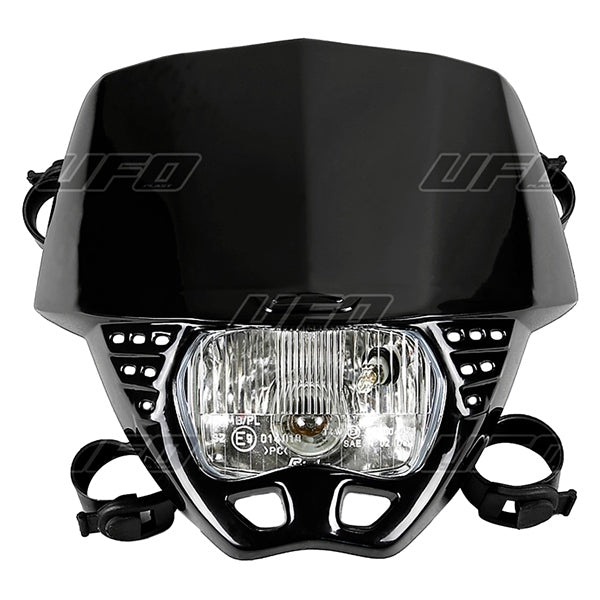 UFO HEADLIGHT CRUISER 12V 35W BK UFO PF01707#001