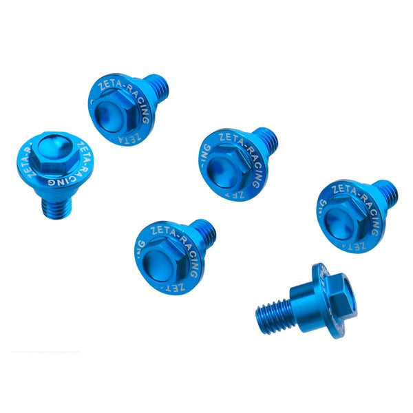 DRC ZETA UNIT FORK GUARD BOLT SET HBL KTM QTY6 ZE88-9509