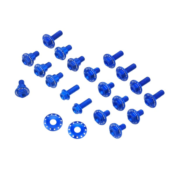 DRC ZETA UNIT BOLT SET ALU PLASTIC BL YAM DRCZETA ZE88-5656