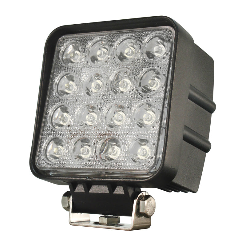 ITL WORKLIGHT 16 LED 48W SPOT SQUARE 43022616S