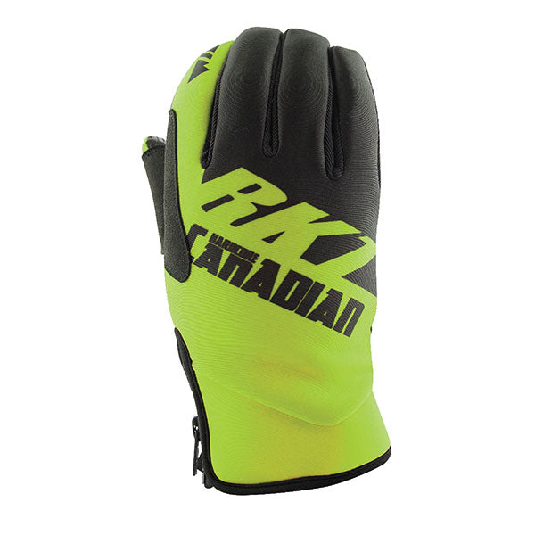 JOE ROCKET HARDCORE CANADIAN GLOVES SMALL HIGH-VISIBILITY/BLACK 431-2444