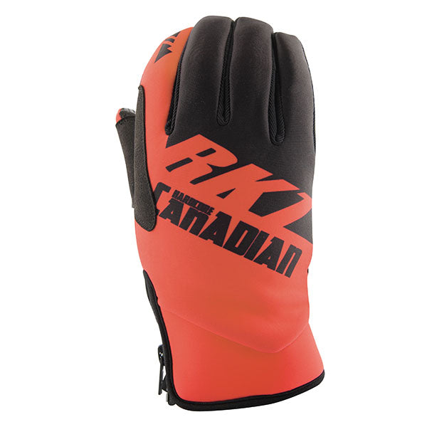 JOE ROCKET HARDCORE CANADIAN GLOVES SMALL ORANGE/BLACK 431-2474