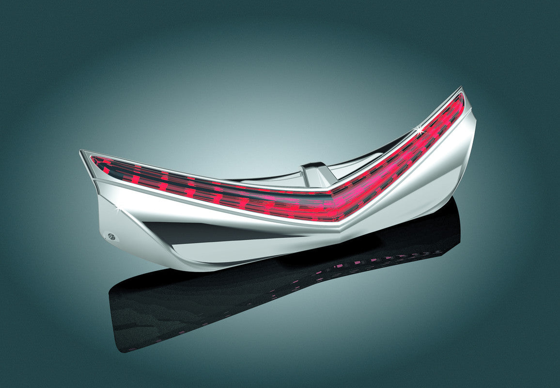 KURYAKYN 12-17 GL1800 CHR L.E.D. REAR FENDER TIP PN 3236 KUR3236