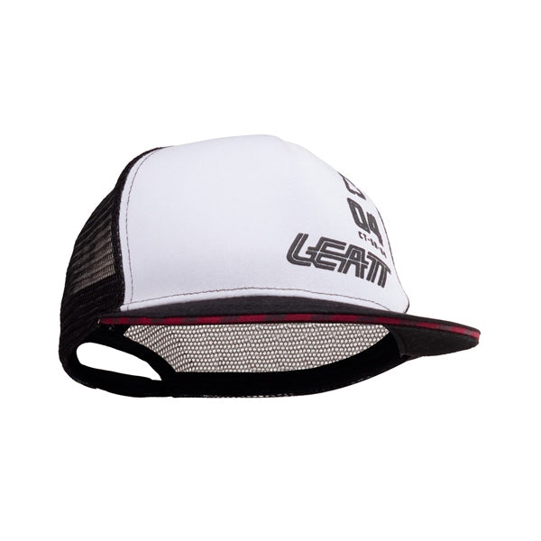 LEATT CAP TRUCKER BK/WH S/XL LEATT 5024400130