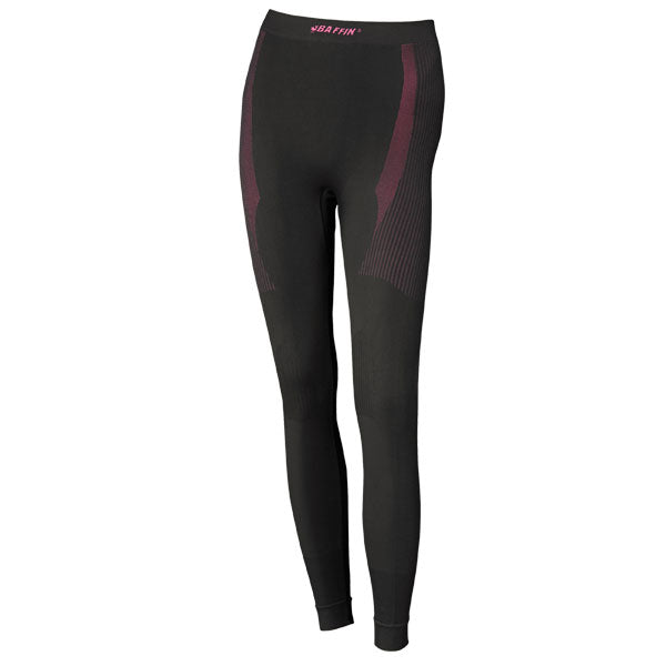 BAFFIN WOMEN'S BASE LAYER PANTS LARGE BLACK/PINK BASE-W002-BAL-LG