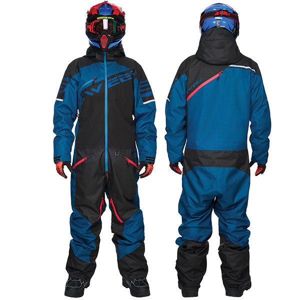 SWEEP MEN'S RAZOR INSULATED MONOSUIT SMALL BLACK/DEEP BLUE TSRAZIN-024-1
