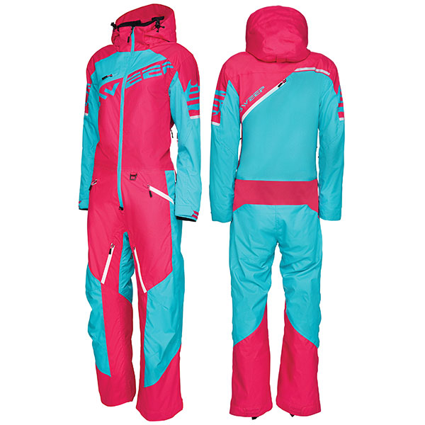 SWEEP WOMEN'S RAZOR INSULATED MONOSUIT MEDIUM PINK/BLUE TSRAZLIN-014-38