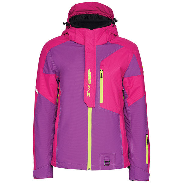 SWEEP WOMEN'S RECON INSULATED JACKET MEDIUM PURPLE/HIGH-VISIBILITY TJRECL-043-38