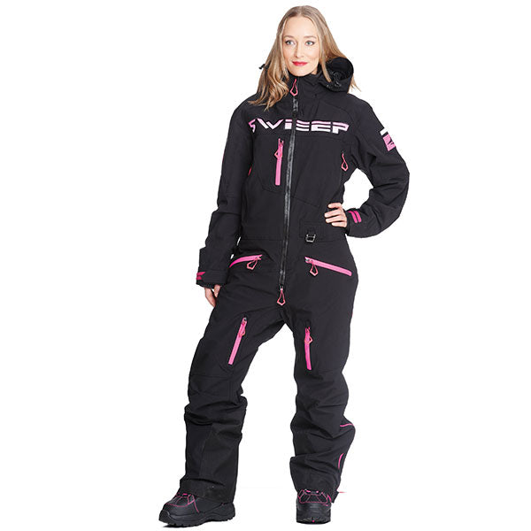 SWEEP WOMEN'S GRAVITY NON-INSULATED MONOSUIT XL BLACK/PINK TSGRAL-021-42