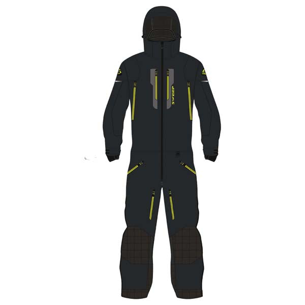SWEEP EVEREST INSULATED MENS MONOSUIT BLACK/NEON MEDIUM TSEVRIN-023-MD