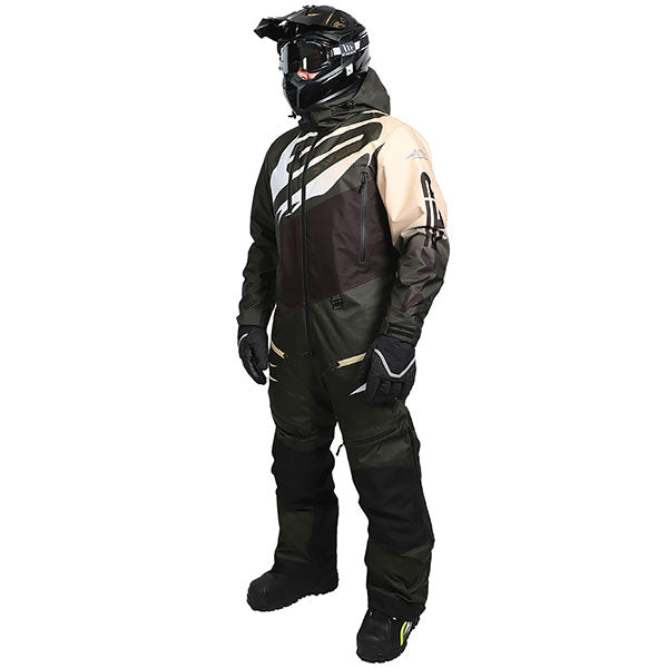 SWEEP MEN'S ICON INSULATED MONOSUIT LARGE OLIVE/BLACK/WHITE TSICIN-050-3