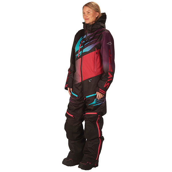 SWEEP WOMEN'S ICON INSULATED MONOSUIT LARGE BLACK/PINK TSICLIN-021-40