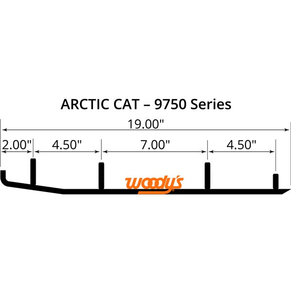 WOODY'S WEAR BAR RUNN STD 9750 SERIES A/C QTY10 RUA-9750-20