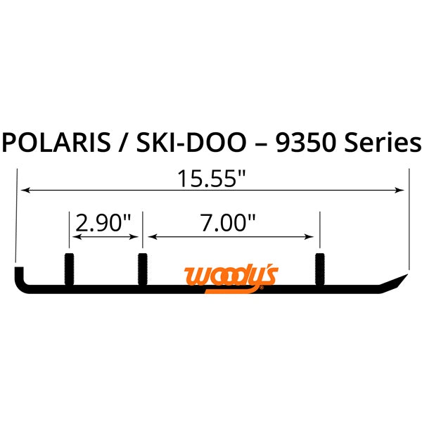 WOODY'S WEAR BAR RUNNER STD 9350 SERIES SDOO RUS-9350