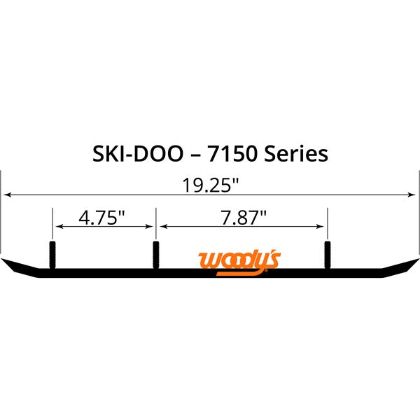 WOODY'S CARBIDE RUNN 4"X60D EXTENDER SERIES III ESD3-7150