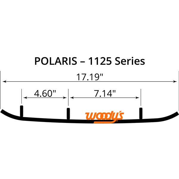 WOODY'S WEAR BAR RUNNER STD 1125 SERIES POL RUP-1125