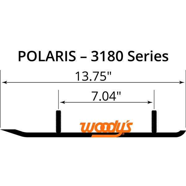 WOODY'S WEAR BAR RUNNER STD 3180 SERIES POL RUP-3180