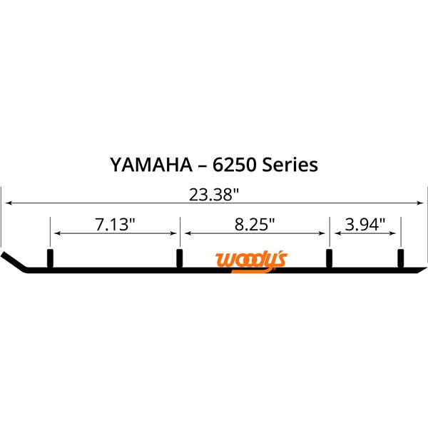 WOODY'S CARBIDE RUNNER 6"X60D BLAZER IV SERIES TYV4-6250