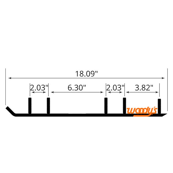 WOODY'S CARBIDE RUNNER 4"X60D USI TRAIL ESI3-1050