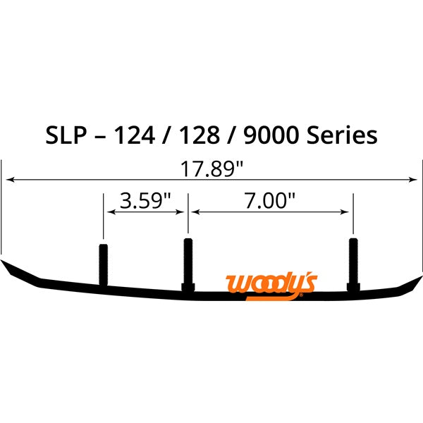 WOODY'S CARBIDE RUNNER 8" SNO-CROSS SLP-35-128