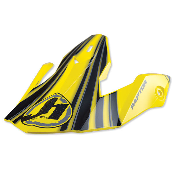 JUST 1 RAPTOR VISOR TC4 YELLOW J1 PK V322 YLRPL