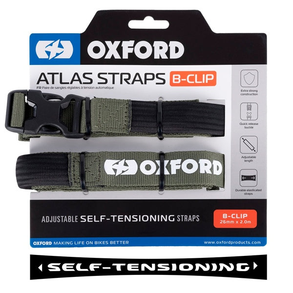 OXFORD PRODUCTS STRAP B-CLIP 17MM X 1.2M LICHEN QTY2 OX314
