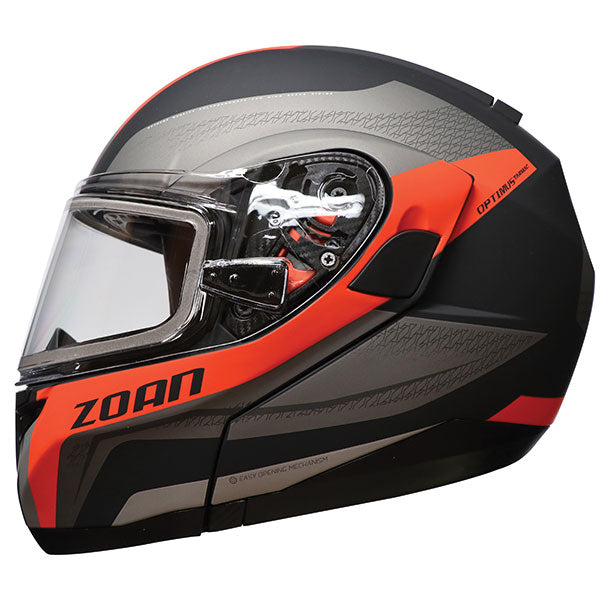 ZOAN OPTIMUS SV MODULAR HELMET DOUBLE LENS TARMAC RED 3XL 438-719
