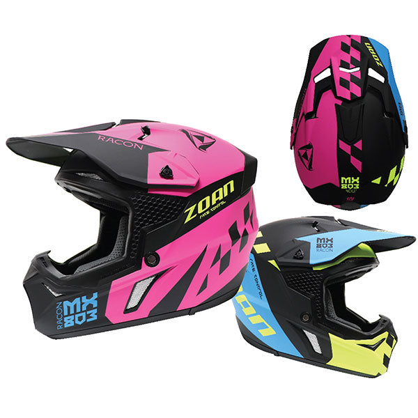ZOAN WOLF MX HELMET XL RACON PINK 121-167