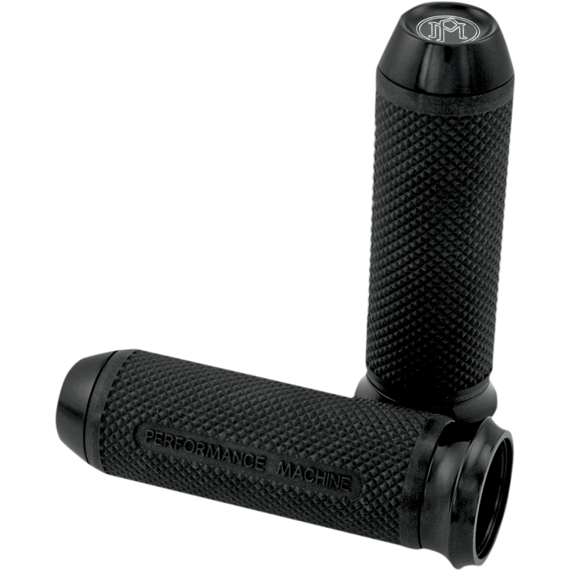 PERFORMANCE MACHINE 08-19 FLHT ELITE GRIPS BLK TBW 0063-2028-B