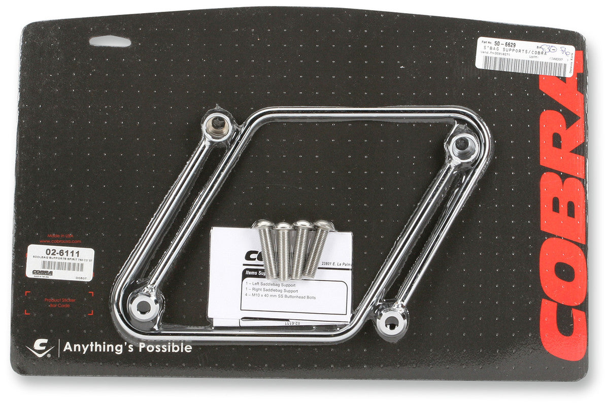 COBRA VT750C2/C2B S/BAG SUPPORTS CHR 02-6111
