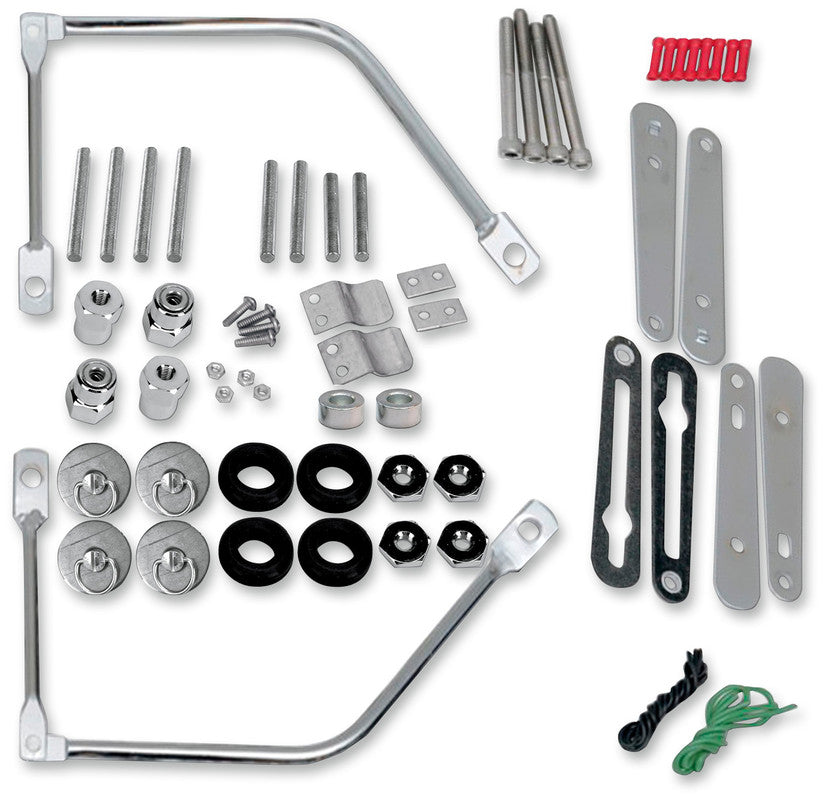 SADDLEMEN HDSOFTAIL QUICK DET SADDLEBAG COMP KIT 3501-0344