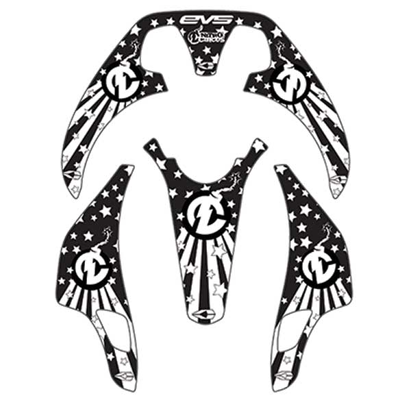EVS RCEVO-NCFX-S RC EVOLUTION RACE COLLAR KIT MEDIUM NITRO CIRCUS RCEVO-NCFX-M