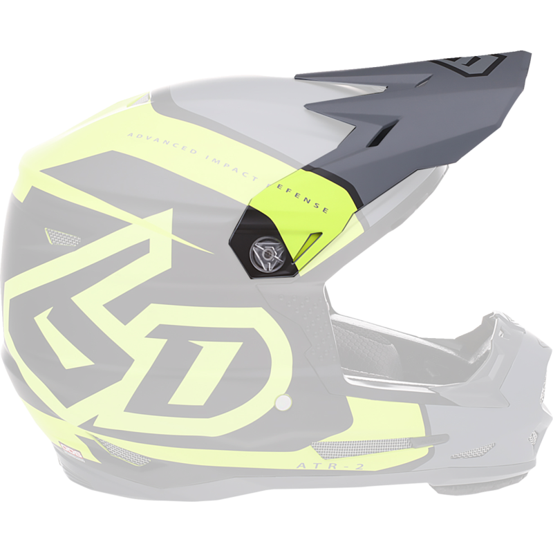 6D HELMETS VISOR YOUTH ATR2 TORQ NE-YL 72-4137