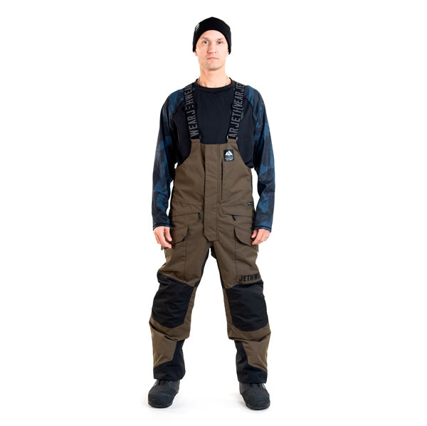 JETHWEAR BIB PANT MEN TREELINE OLIVE SHELL M J2522-079-M