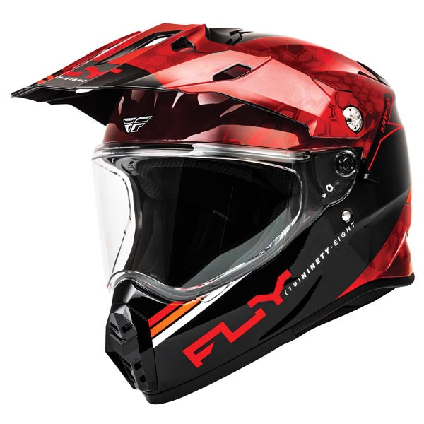 FLY RACING TREKKER KRYPTEK DUAL SPORT HELMET RED/BLACK 2XL 73-70292X