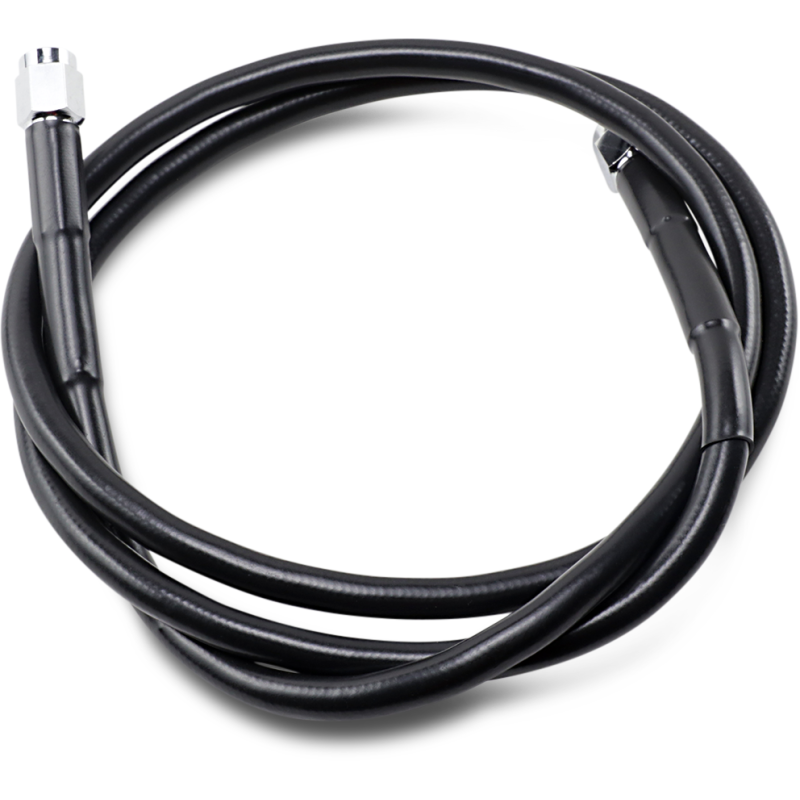 DRAG SPECIALTIES BLACK S/S BRAKE LINE 44" 844-BLK