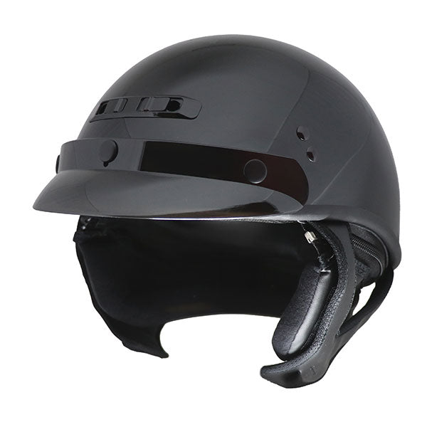 GMAX HH35 FULL DRESSED HALF HELMET BLACK SMALL H1235024