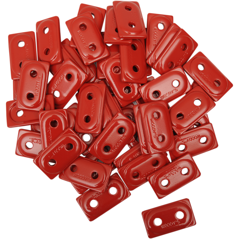 WOODYS DOUBLE DIGGER ALUM SUPPORT PLATE (RED) ADD2-3790-B-1